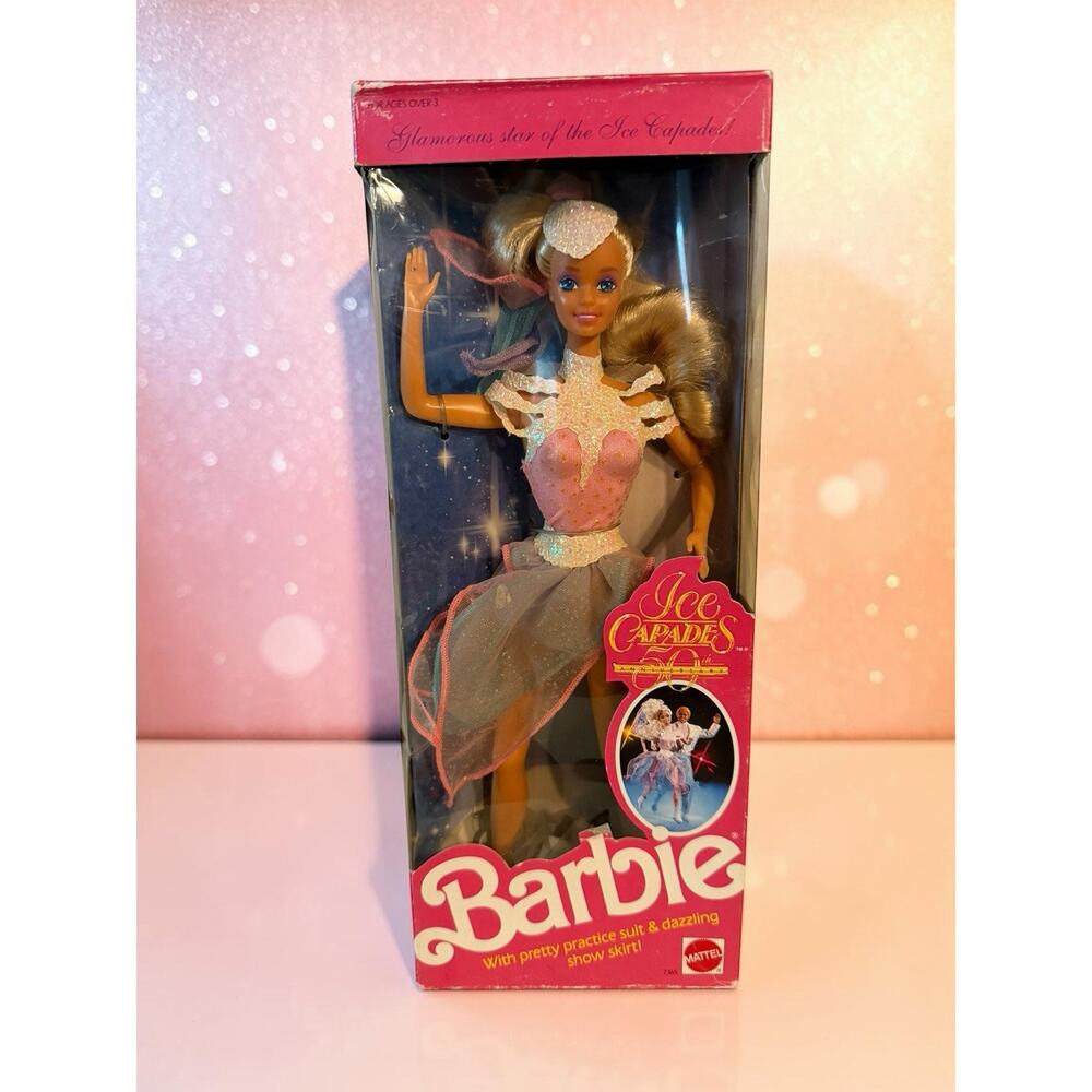 Barbie doll 'Ice Capades 50th Anniversary Barbie' by Mattel 1989